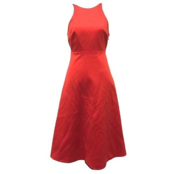 Gorgeous Red Strappy Halston Heritage Mini Dress - 0 - Picture 7 of 11